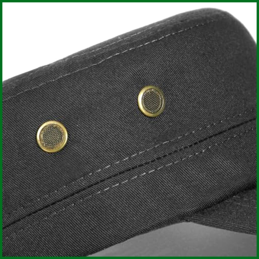 Polyester Flat Top Baseball Cap Adjustable Milita… - image 5